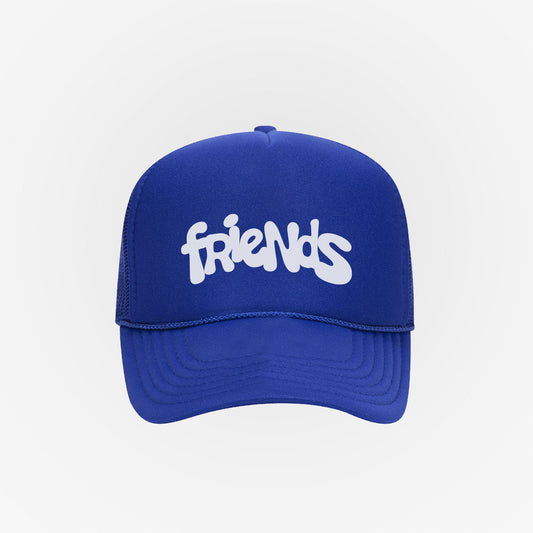Friends Bubbly Royal Blue trucker Hat