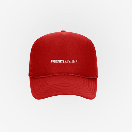 Classic Bar Logo Red Trucker Hat