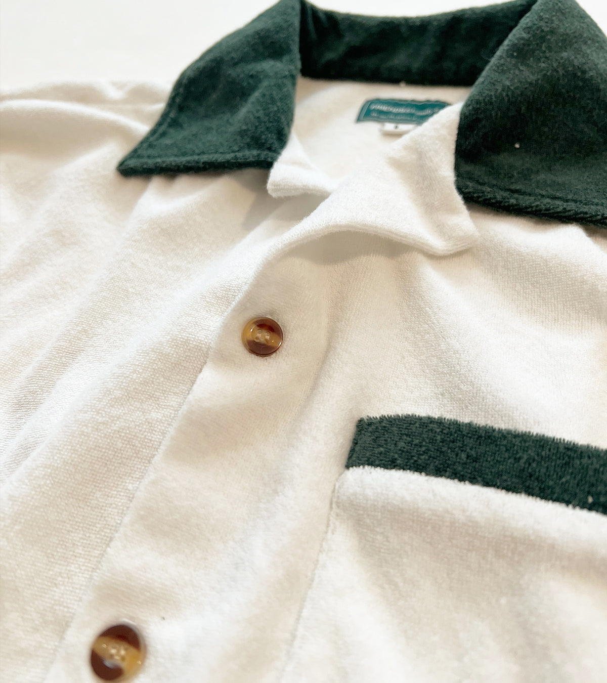 TERRY POLO BUTTON DOWN