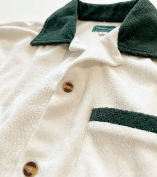 TERRY POLO BUTTON DOWN
