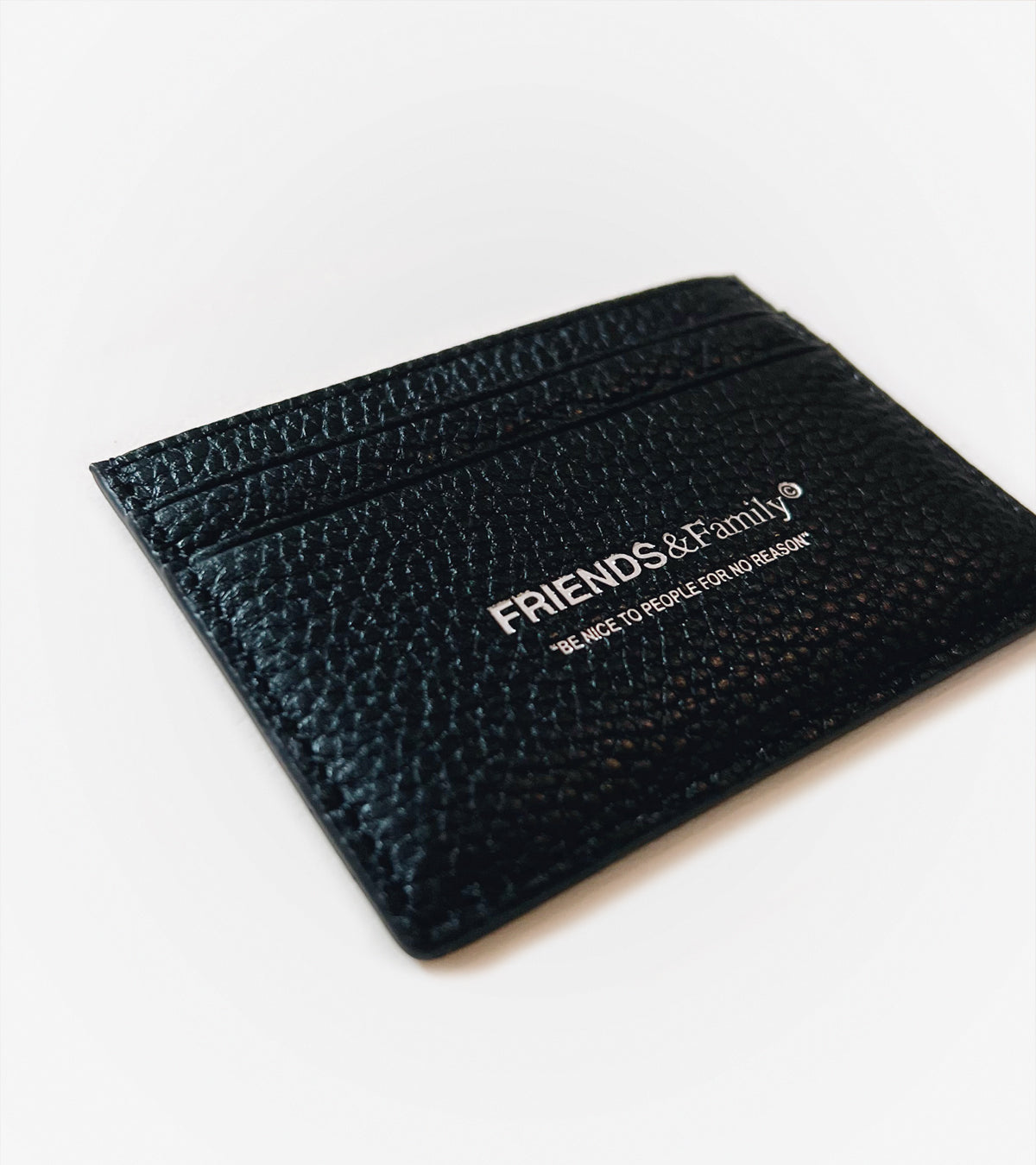 F&F CARD HOLDER BLACK