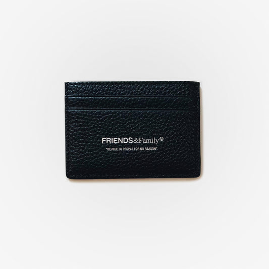 F&F CARD HOLDER BLACK