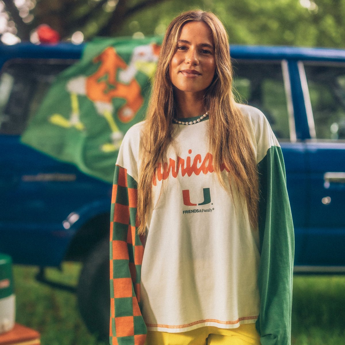 Hurricanes Checkered LS
